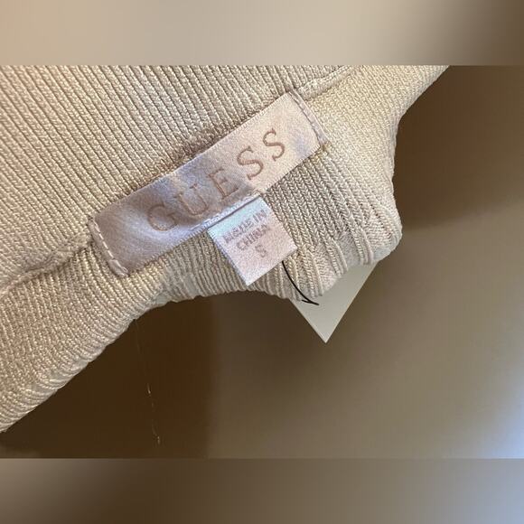 GUESS Alcosta Ribbed Bodycon Skirt Lover's Beach- SZ S NWT - Picture 8 of 14